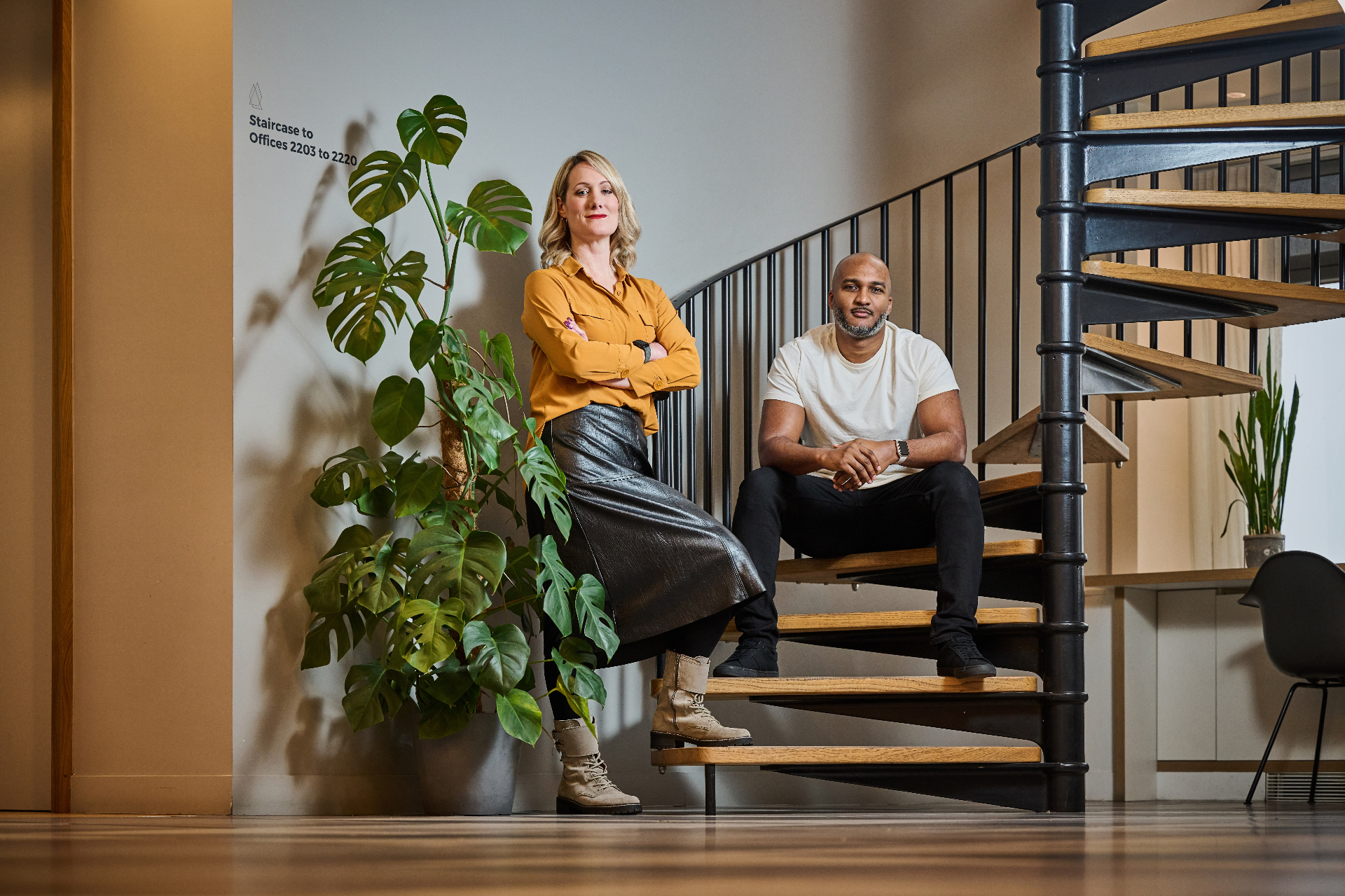 Fran Nolan and Dré Picart, co-founders of Birmingham creative agency Tribera